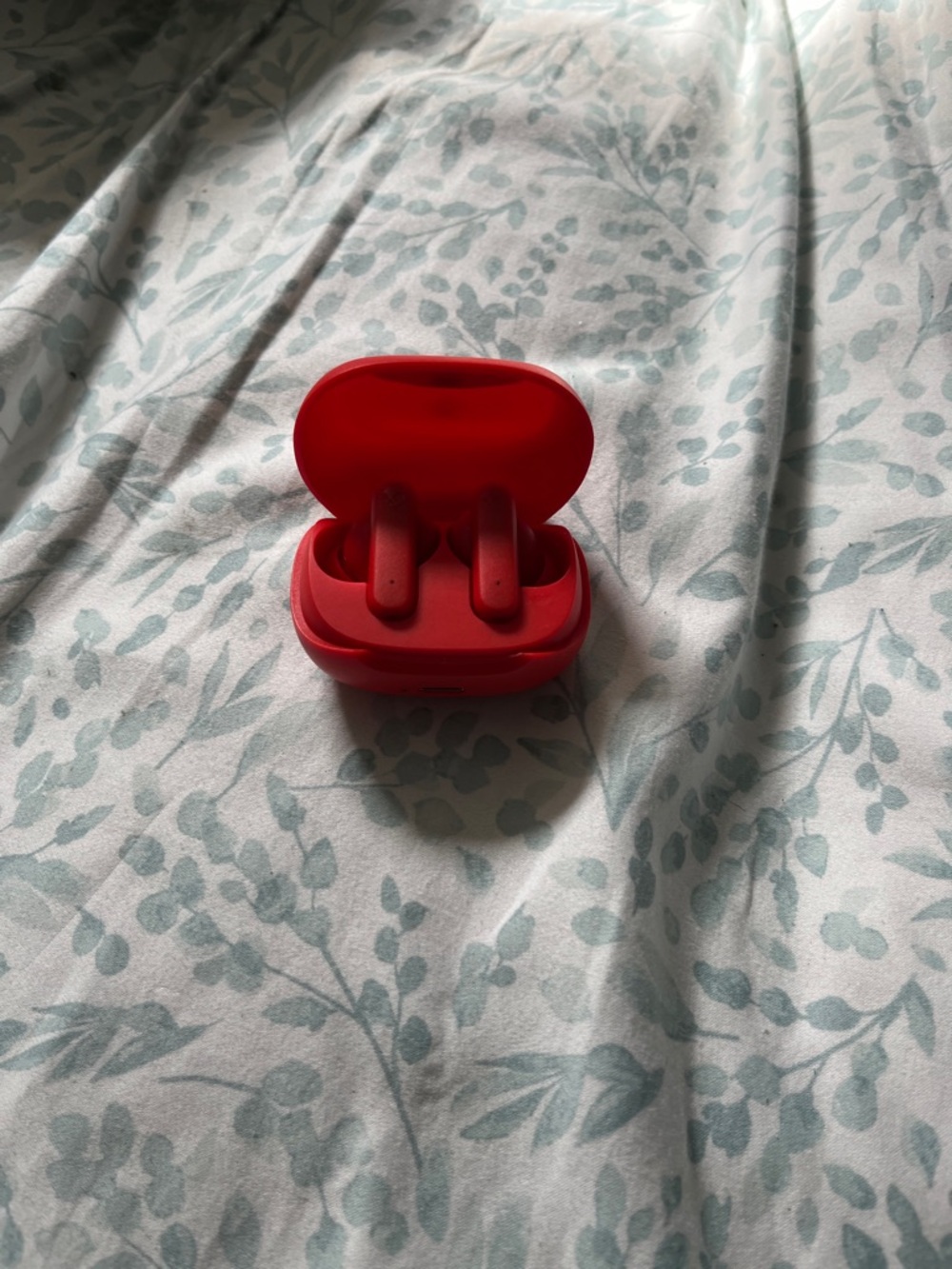 Skullcandy Red True Wireless Earbuds with Charging Case